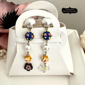 Lele Sadoughi Fiore Linear Earrings